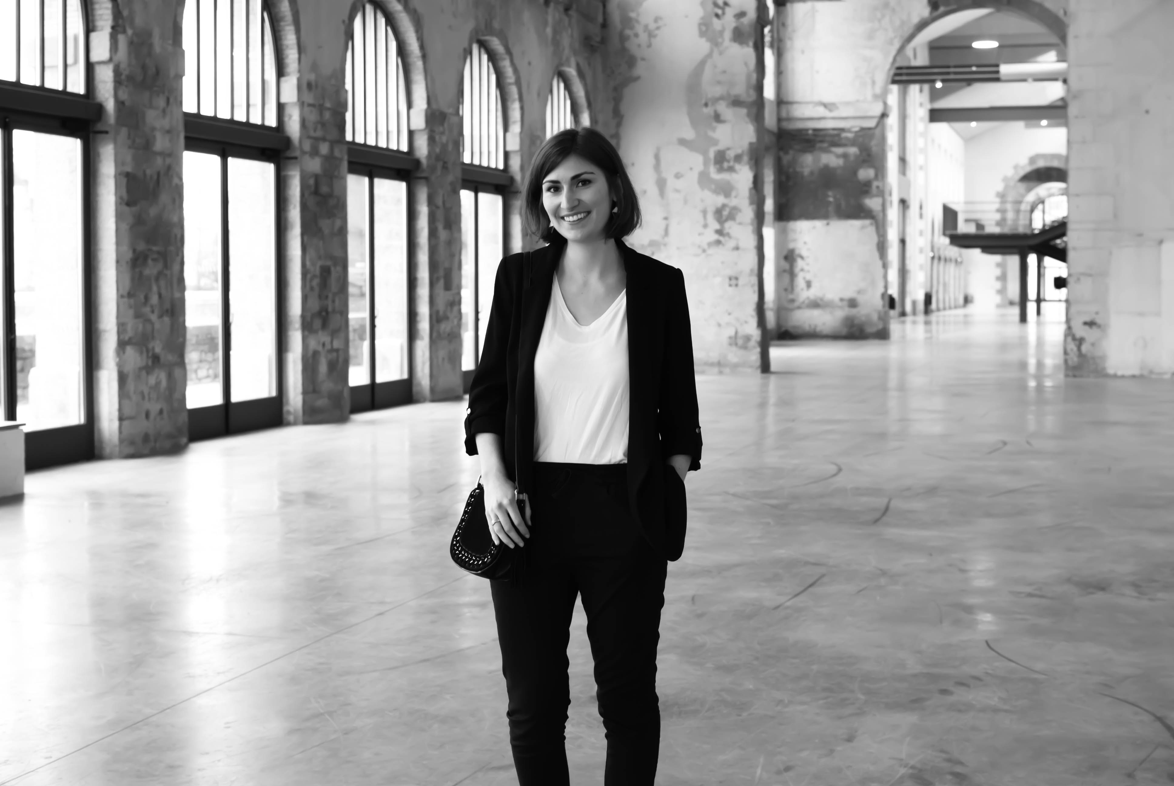 passion noir et blanc look mode le petit monde d'elodie