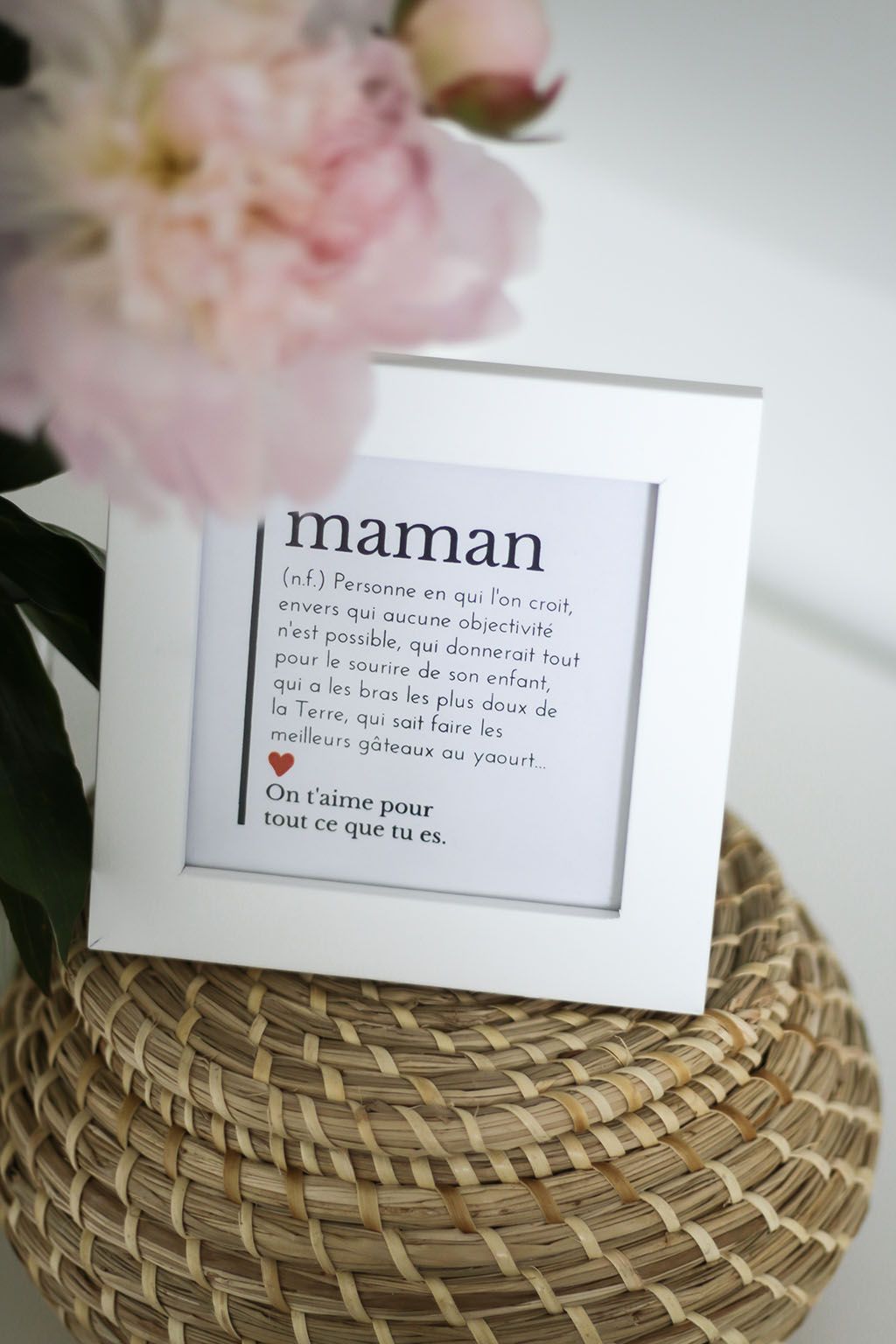 diy cadre pour la fete des meres