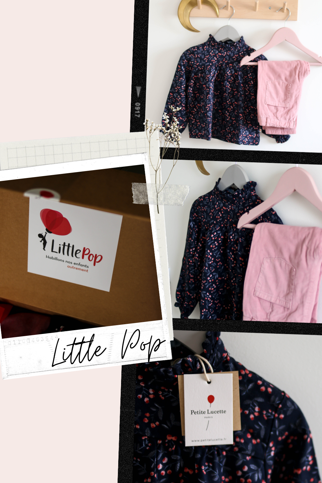 box éthique de vêtements pour enfants