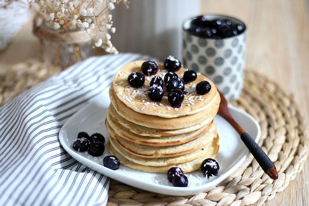 pancakes au lait d'amande