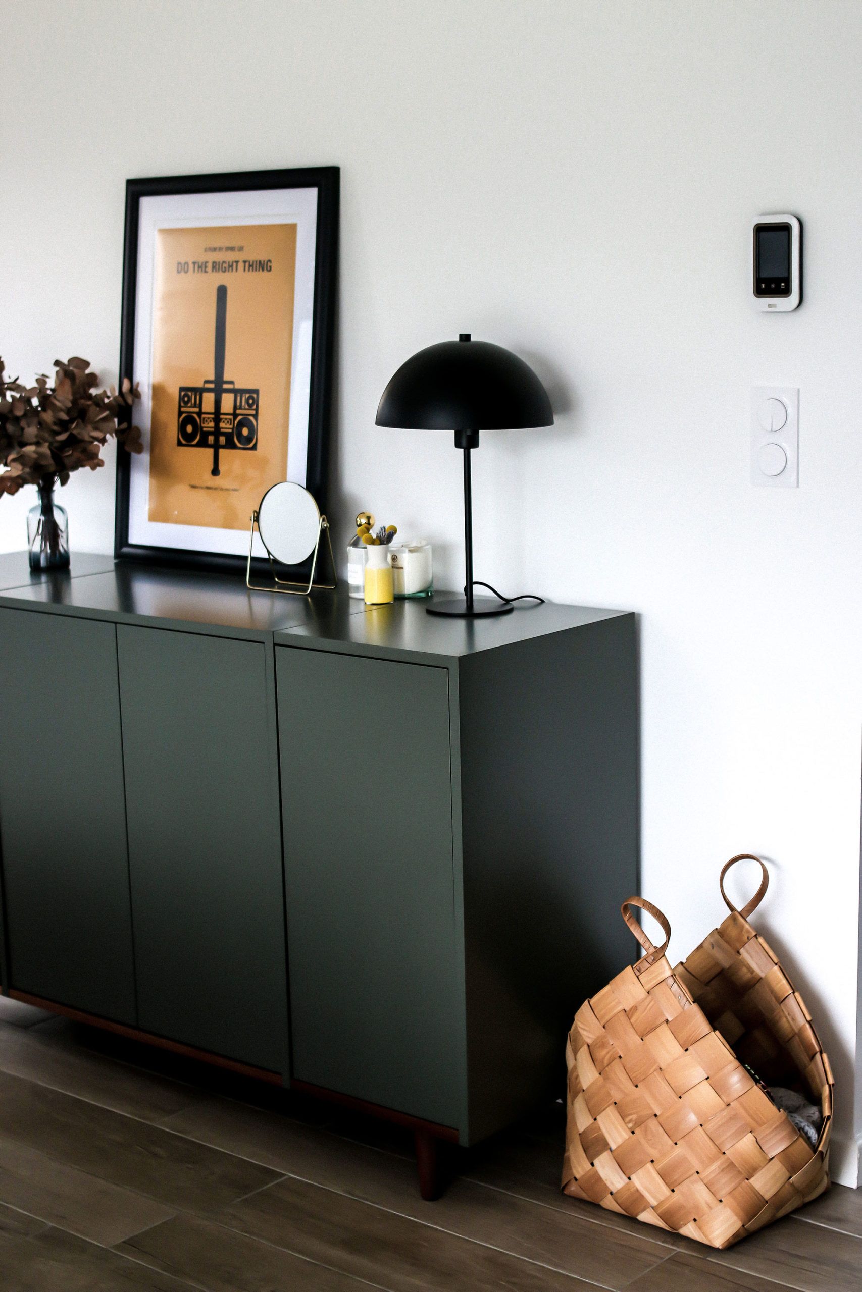 meuble mycs en vert de gris