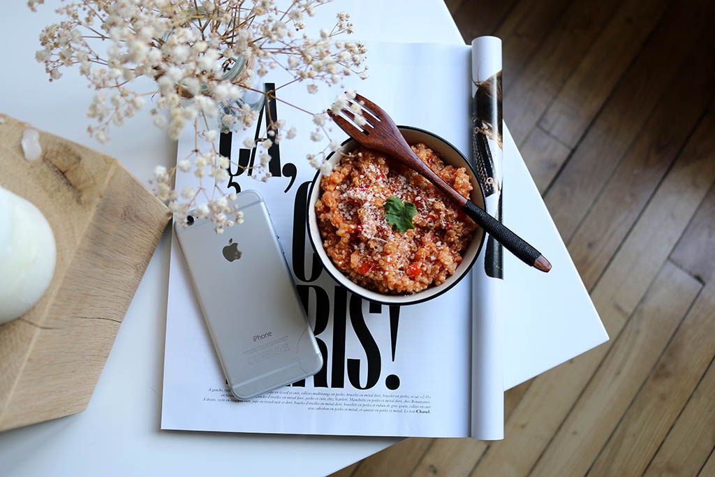 quisotto à la provençale, un risotto au quinoa, recette par le petit monde d'elodie quisotto à la provençale, un risotto au quinoa, recette par le petit monde d'elodie