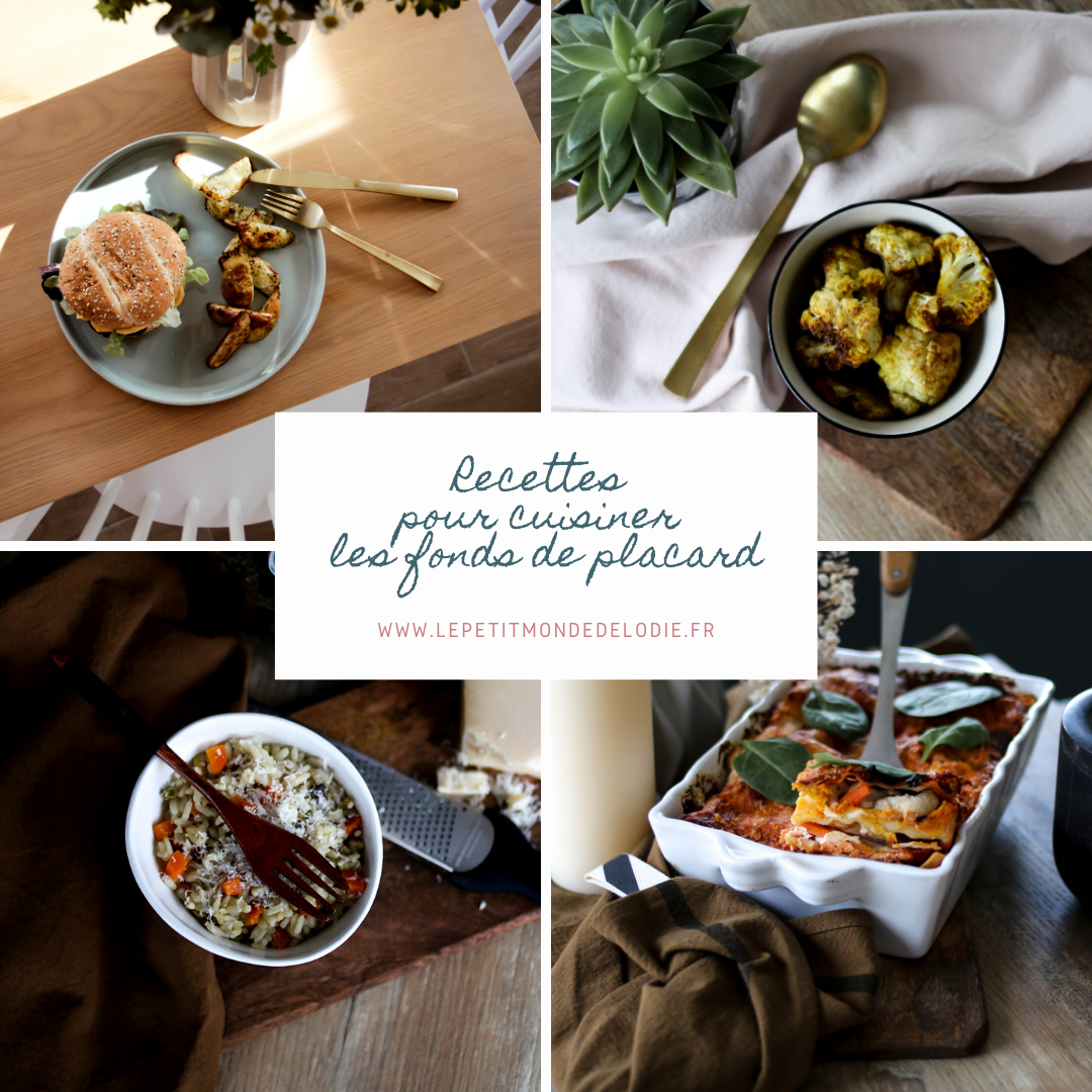 recettes pour cuisiner les fonds de placard
