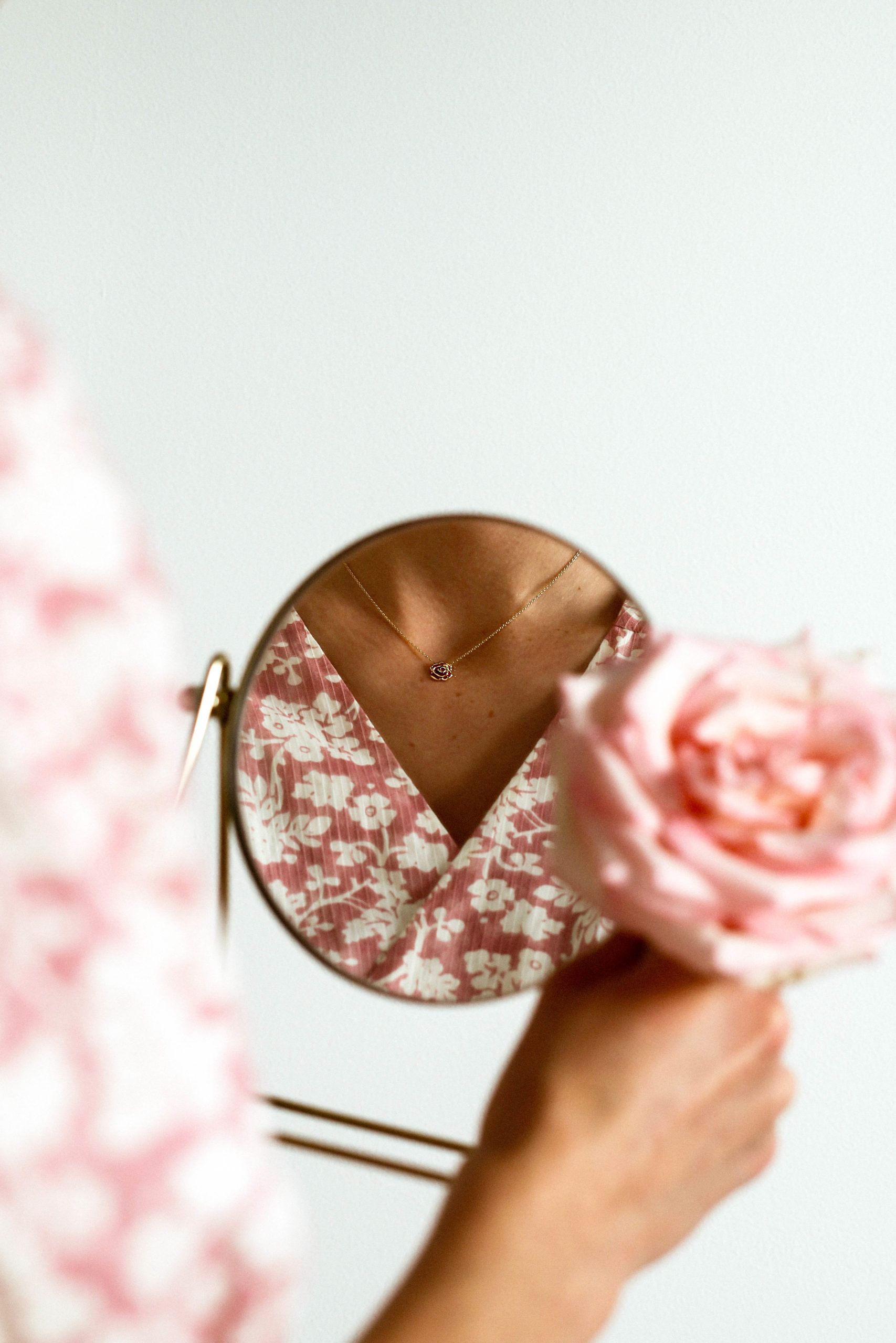 collier en or prima rosa