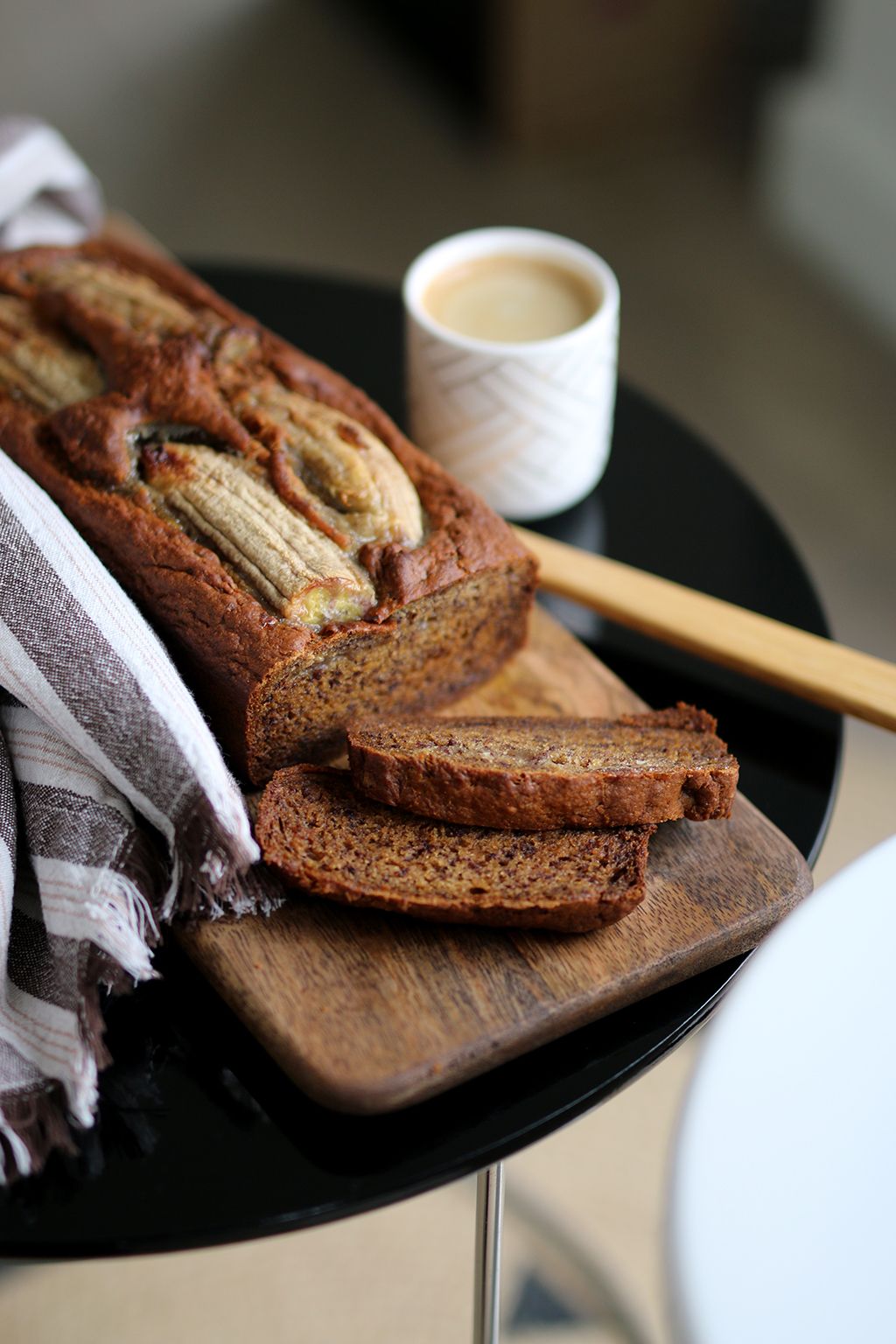 banana bread healthy aux pépites de chocolat