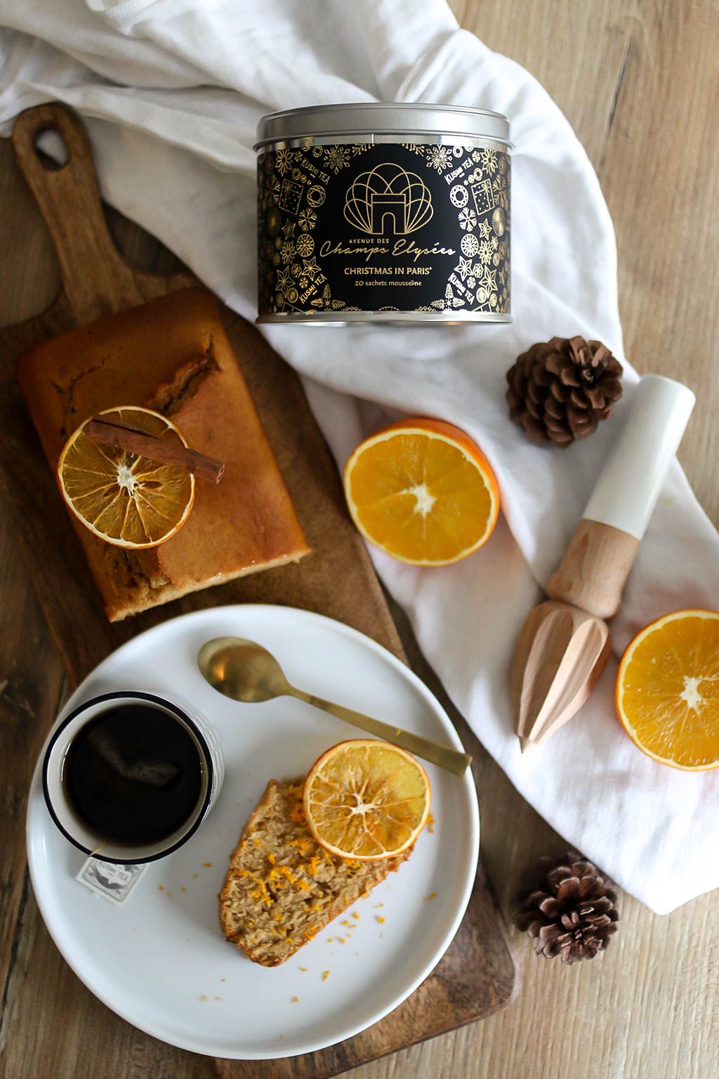 recette de noel avec thé