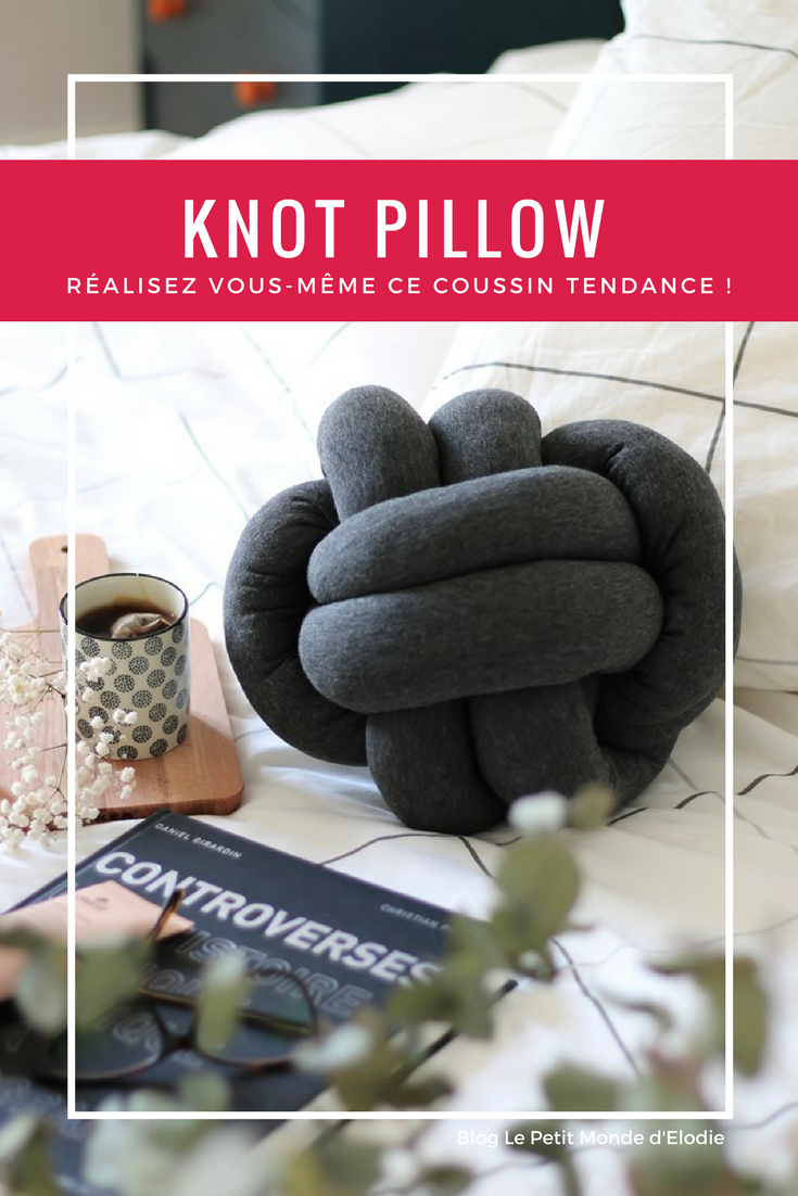 knot pillow diy tuto