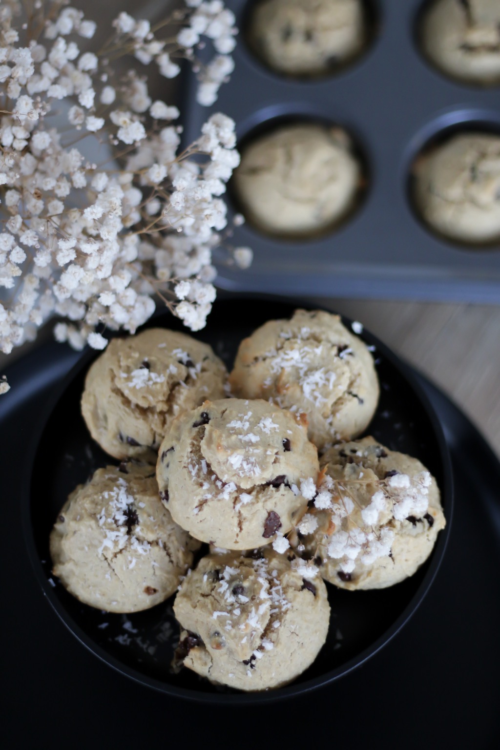 muffins coco vanille chocolat par lepetitmondedelodie