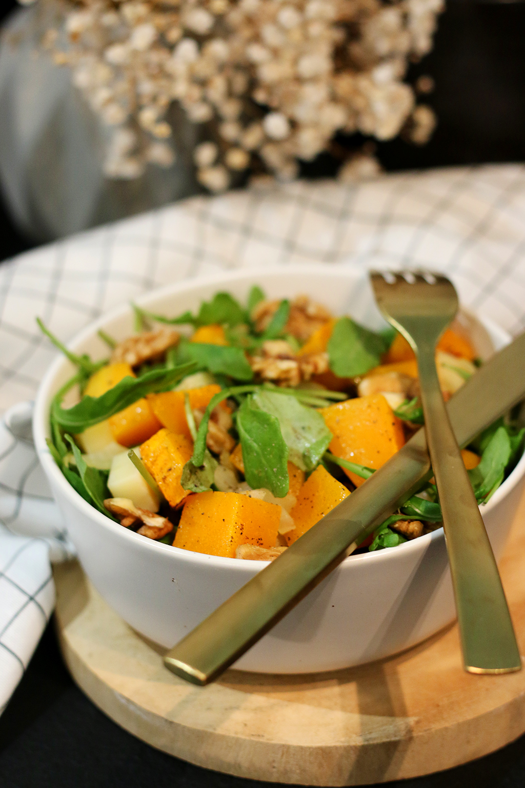 salade courge butternut et tomme